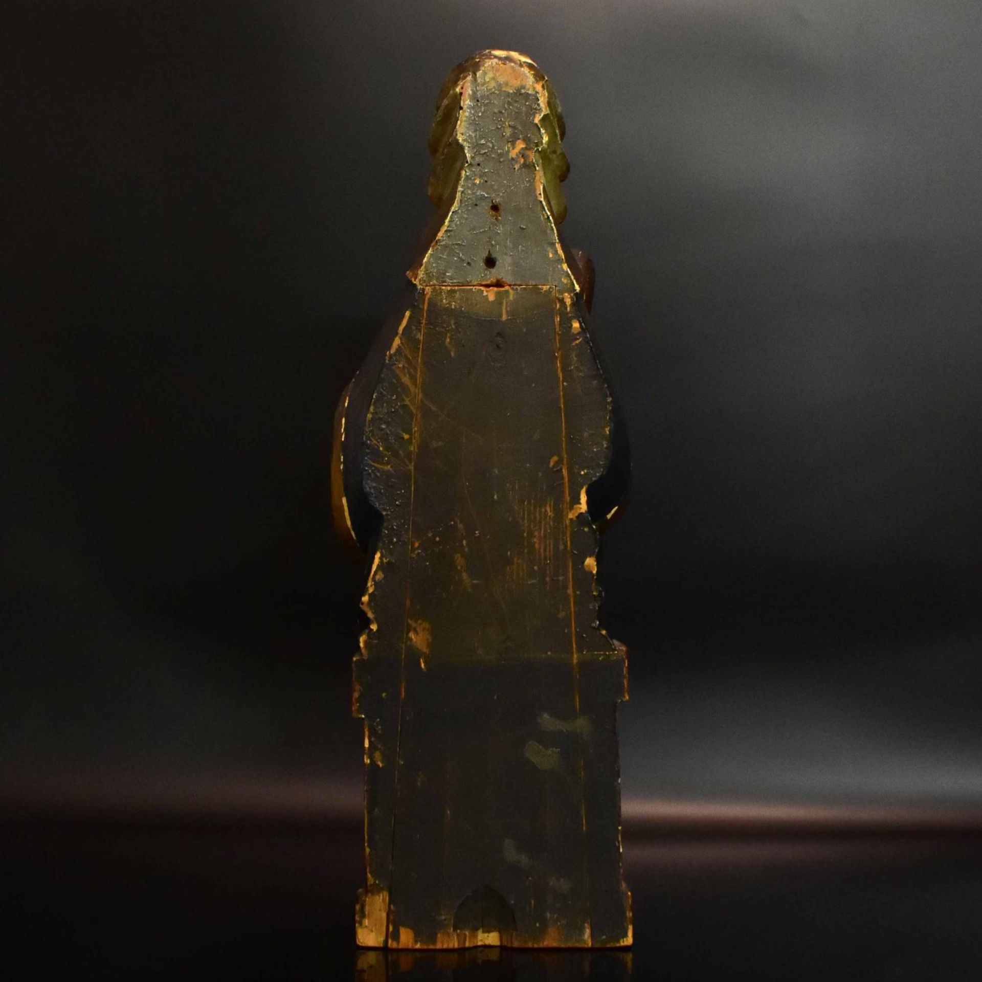 Gnadenbild von Mariazell. Österreich, 19./20 Jh. | Holz, geschnitzt, farbig gefasst. - Bild 2 aus 2