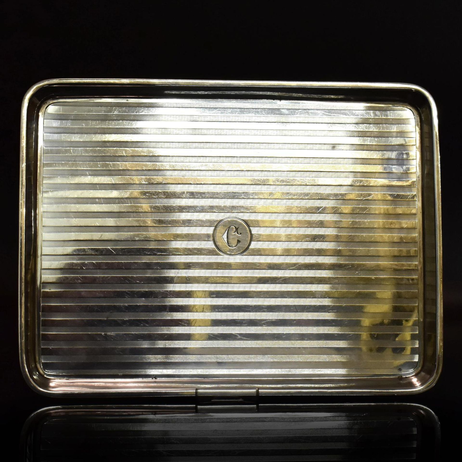 Kleines Tablett. Birmingham, 1919, William Neale & son | Silber.