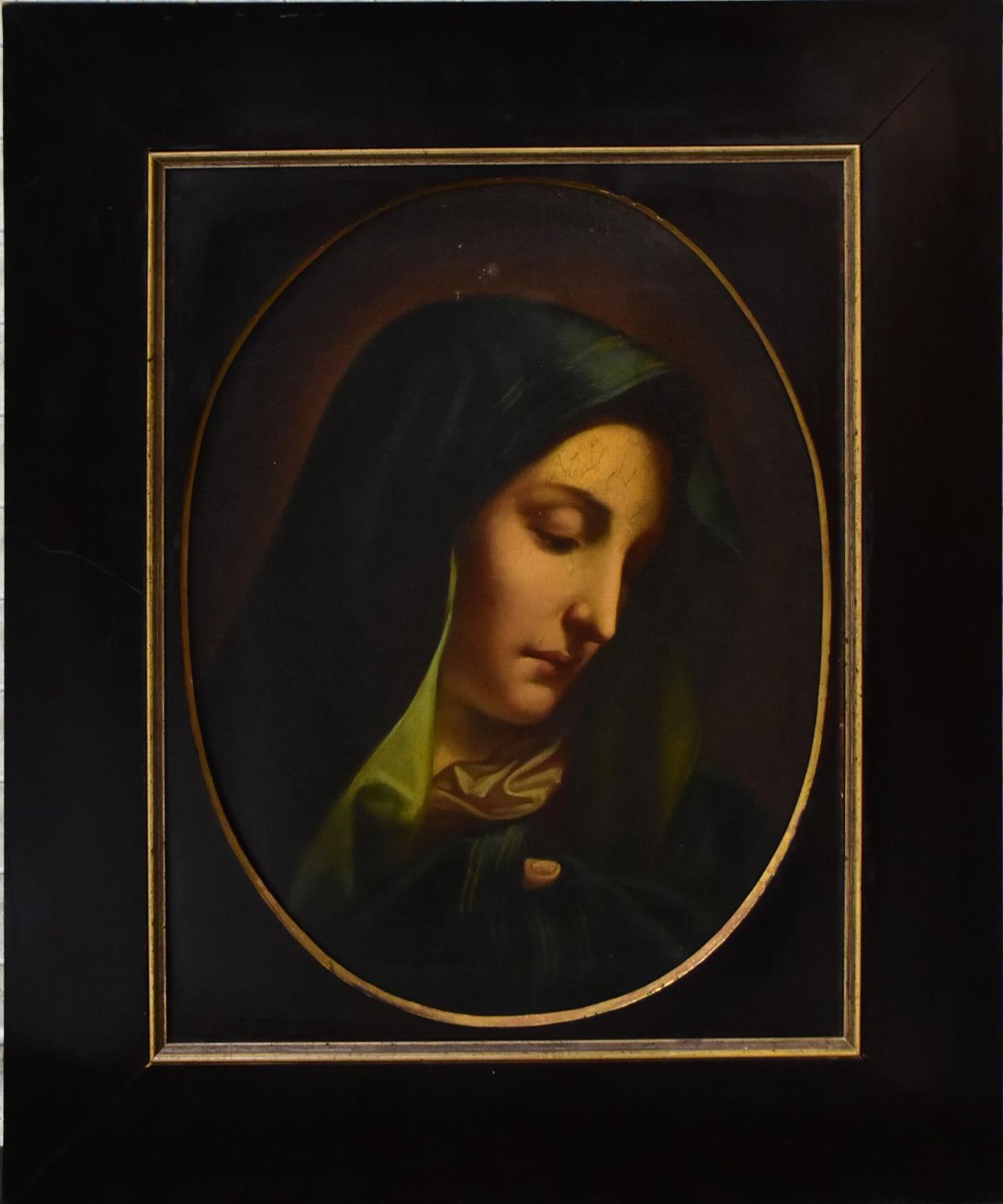 DOLCI, CARLO (NACH). Mater Dolorosa. Öl/Leinwand.