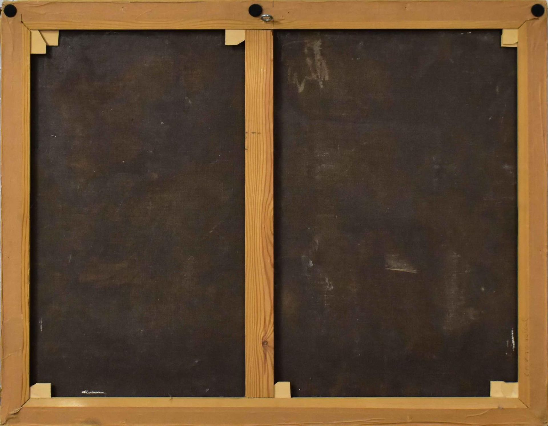 ITALIEN (WOHL). Schlafender Putto. Öl/Leinwand. - Bild 2 aus 2