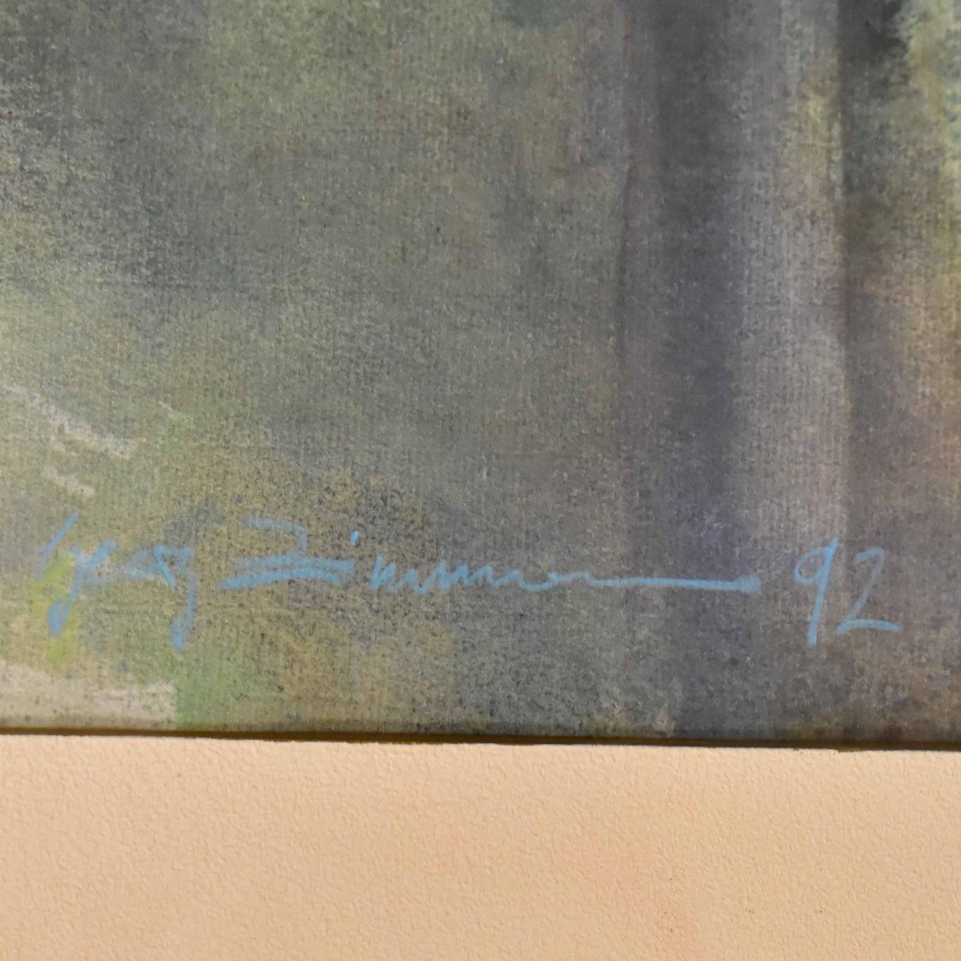 ZIMMERMANN, GEORG. Der Friedensengel. Mischtechnik. - Bild 2 aus 2