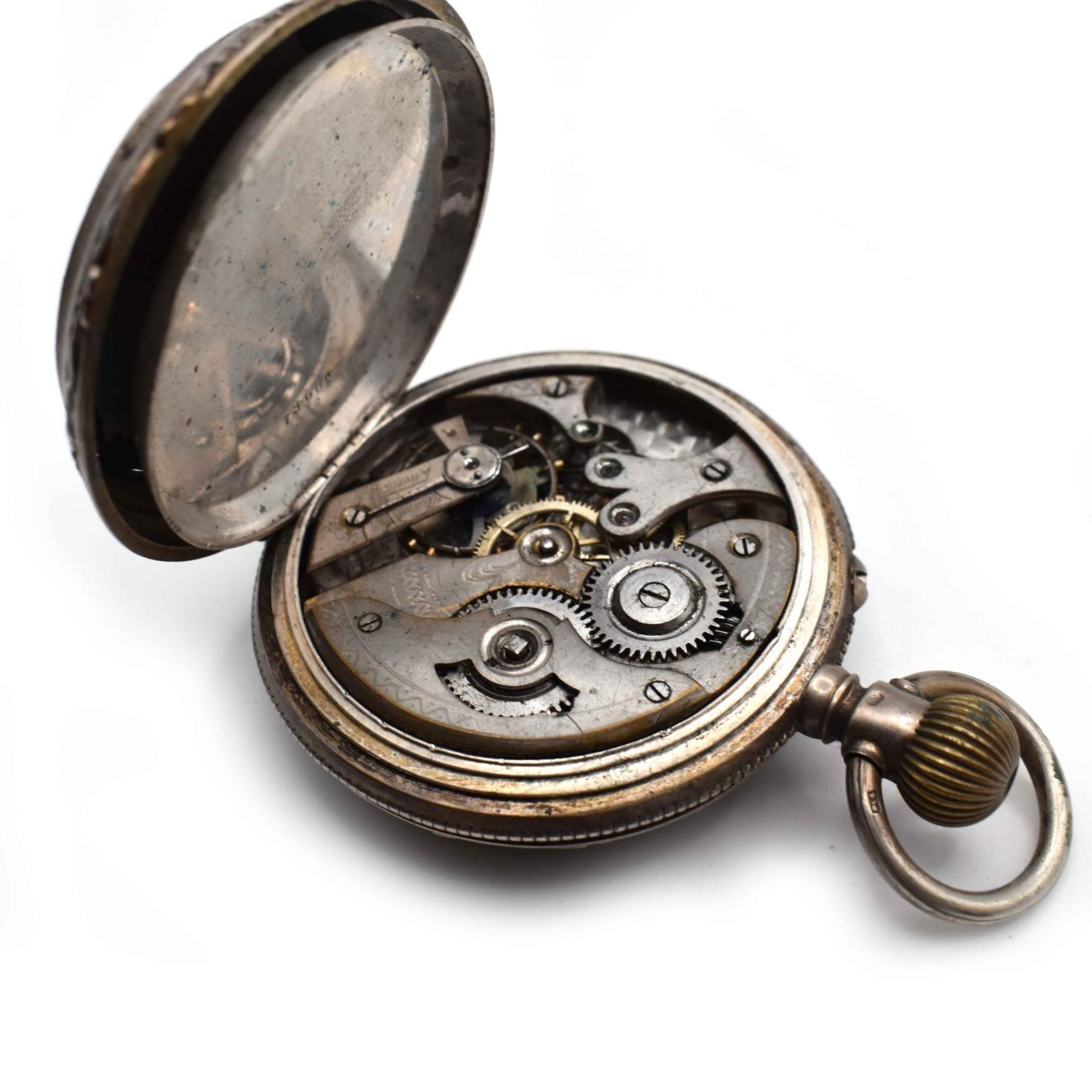 Konvolut Taschenuhren, 17tlg. Gehäuse Metall bzw. Silber. - Bild 22 aus 37