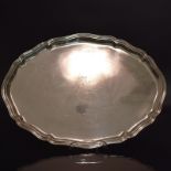 Ovales Tablett. Heilbronn, 20. Jh., Bruckmann & Söhne | Silber.