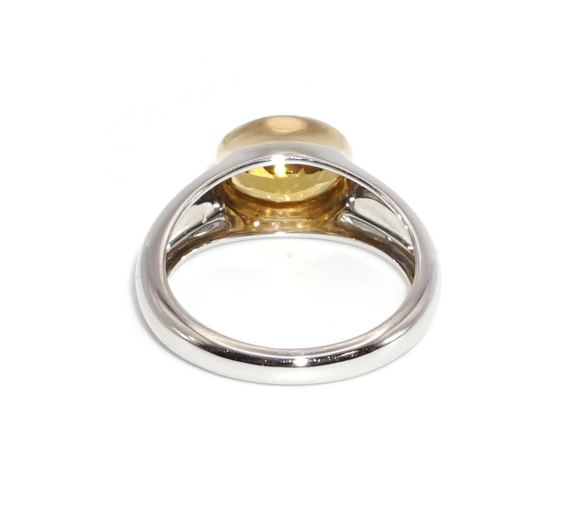 Ring. Platin, tlw. vergoldet. - Bild 3 aus 3