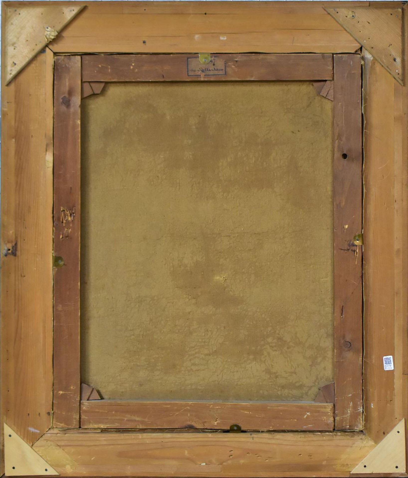 WAGNER, KARL. Hafenpromenade in Rotterdam. Öl/Leinwand. - Bild 3 aus 3