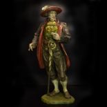 Hl. Josef als Bräutigam. Tirol/Alpenraum, 20. Jh. | Holz, geschnitzt, farbig gefasst.