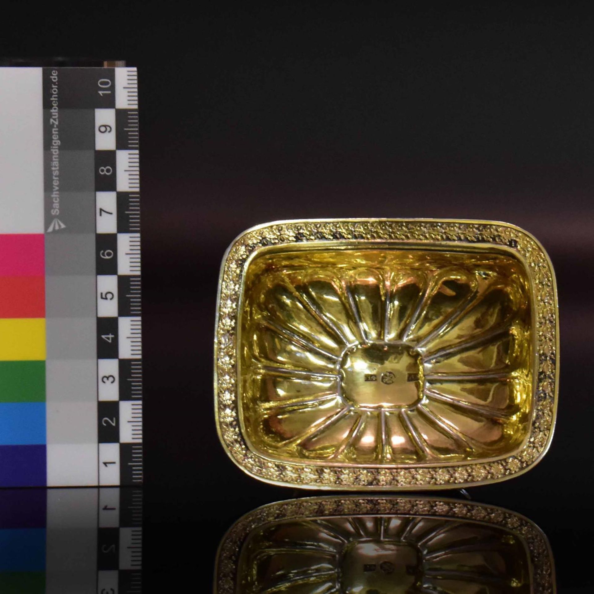 Saliere. Wohl St. Petersburg, 19. Jh. | Silber, innen vergoldet. - Bild 2 aus 4