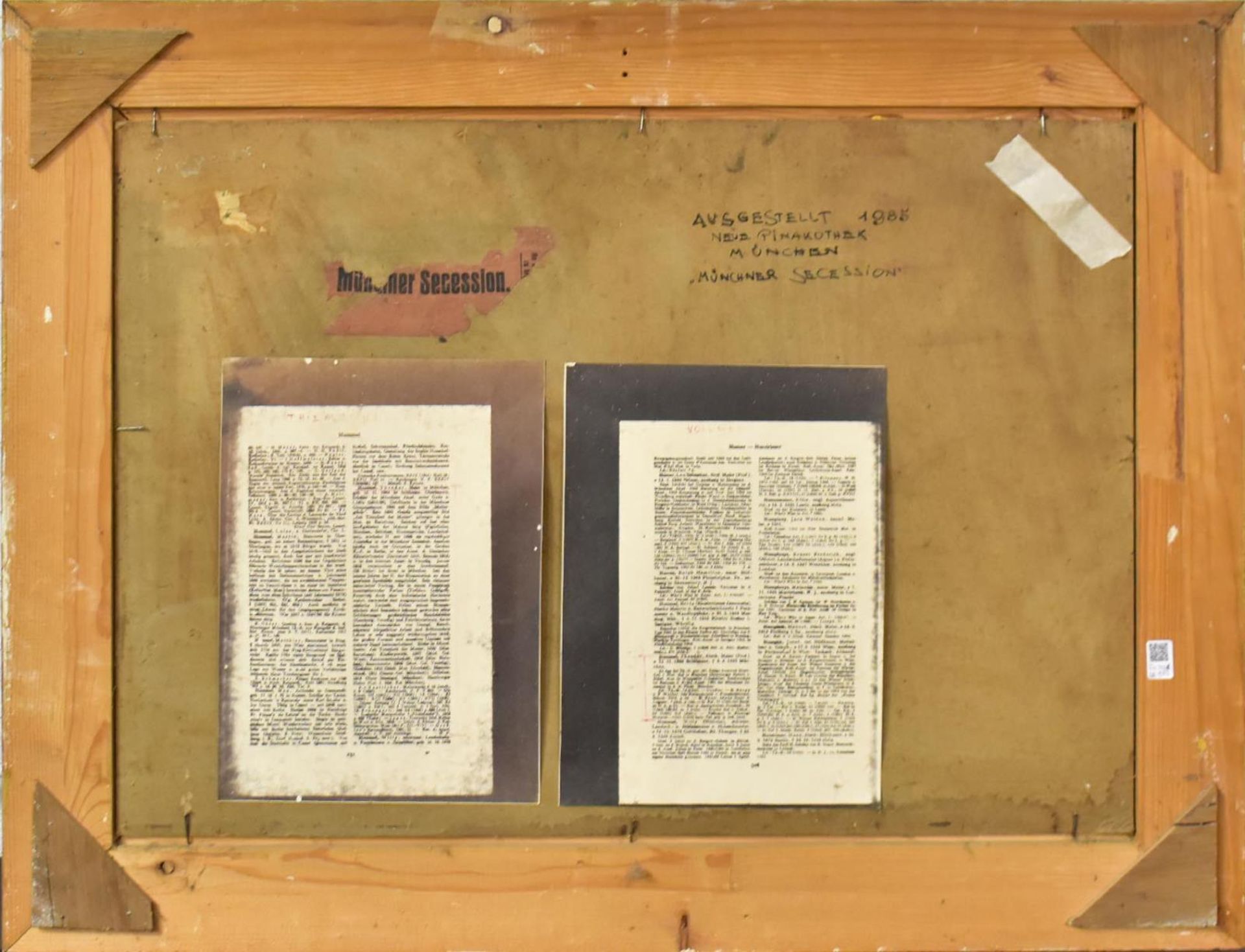 HUMMEL, THEODOR. Fabrikgelände. Öl/Karton. - Bild 3 aus 3