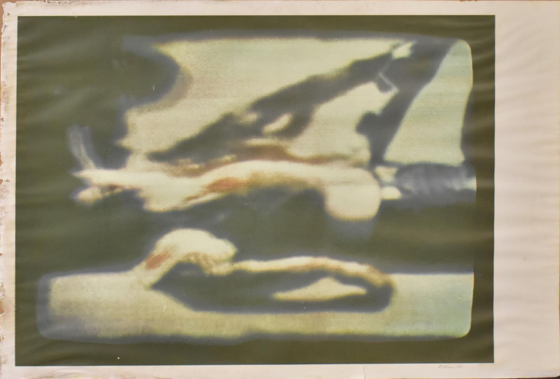 HAMILTON, RICHARD. Kent State (1970). Farbserigraphie/Karton.