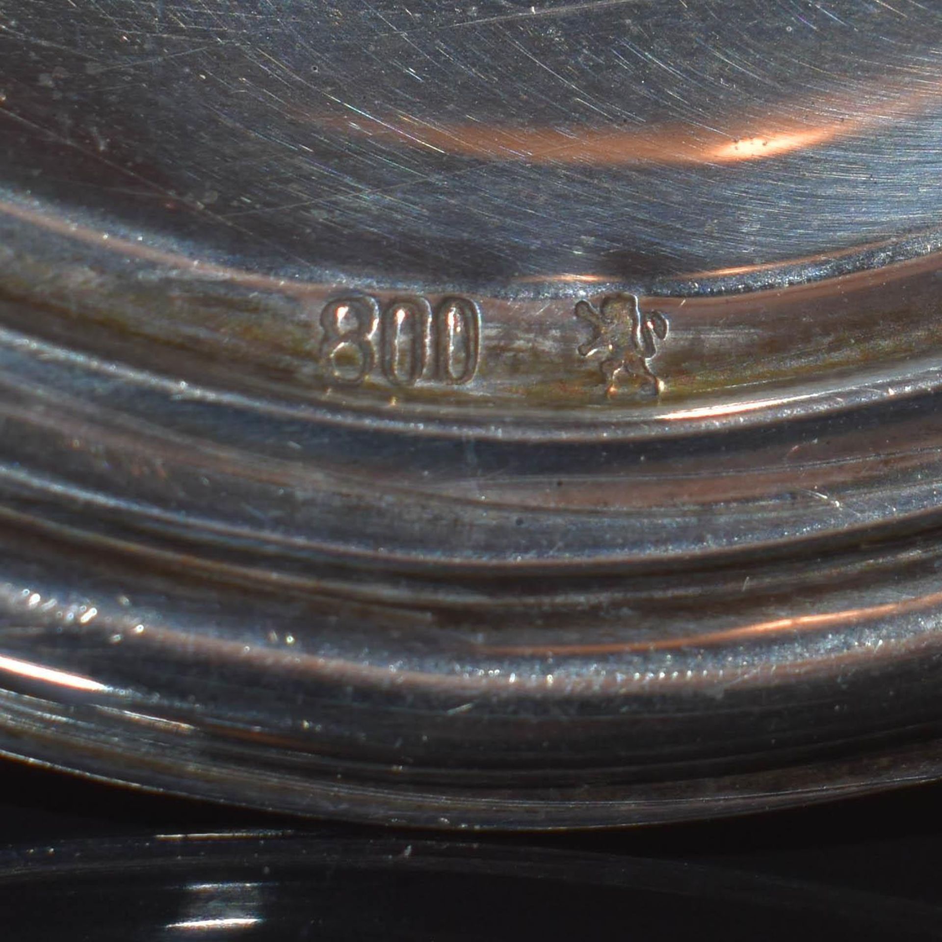 Teller. Schwäbisch Gmünd, 20. Jh., Gebrüder Kühn | Silber. - Bild 3 aus 3