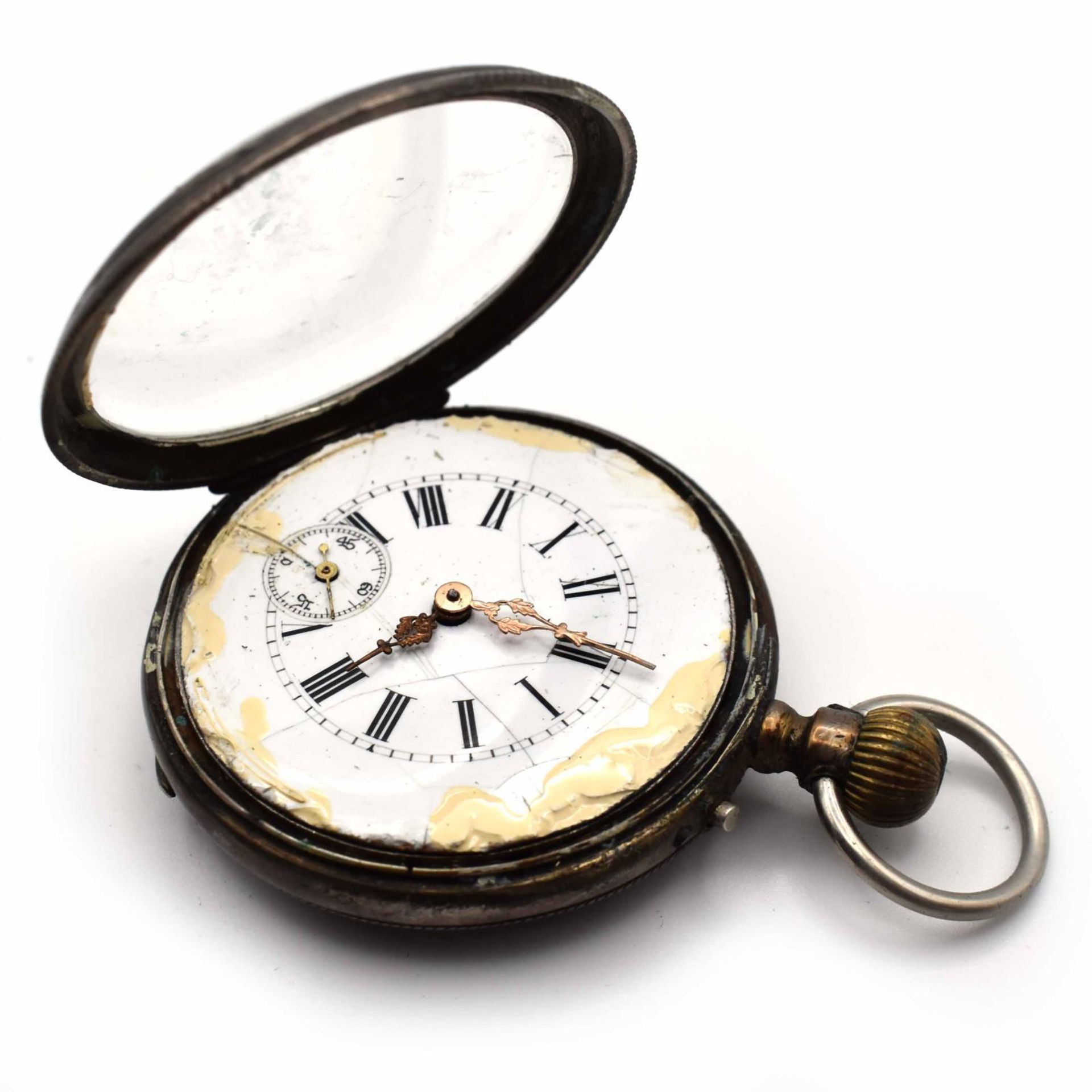 Konvolut Taschenuhren, 17tlg. Gehäuse Metall bzw. Silber. - Bild 24 aus 37