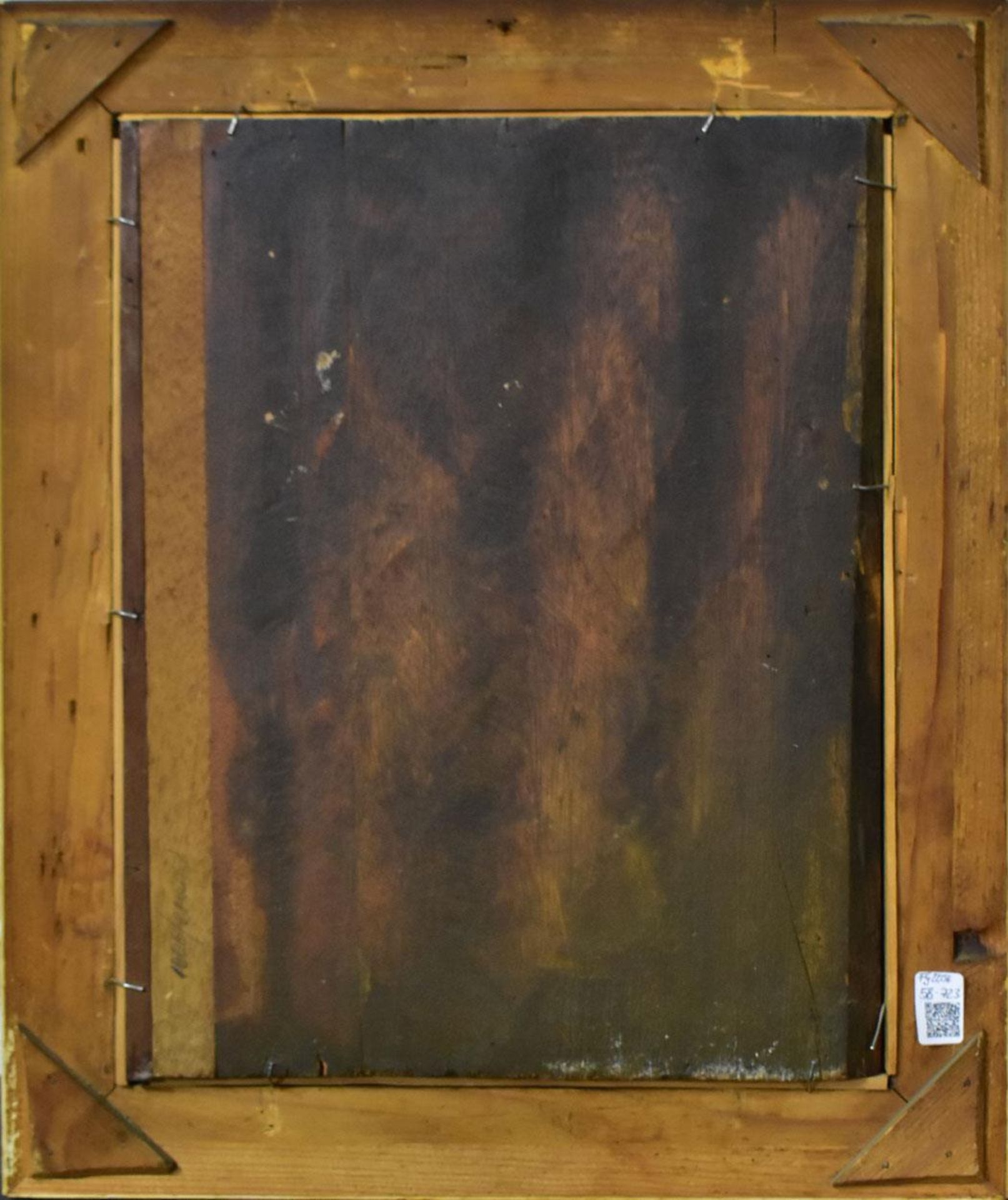 LIPPS, RICHARD, (WOHL). Italienische Laube. Öl/Holz. - Bild 3 aus 3