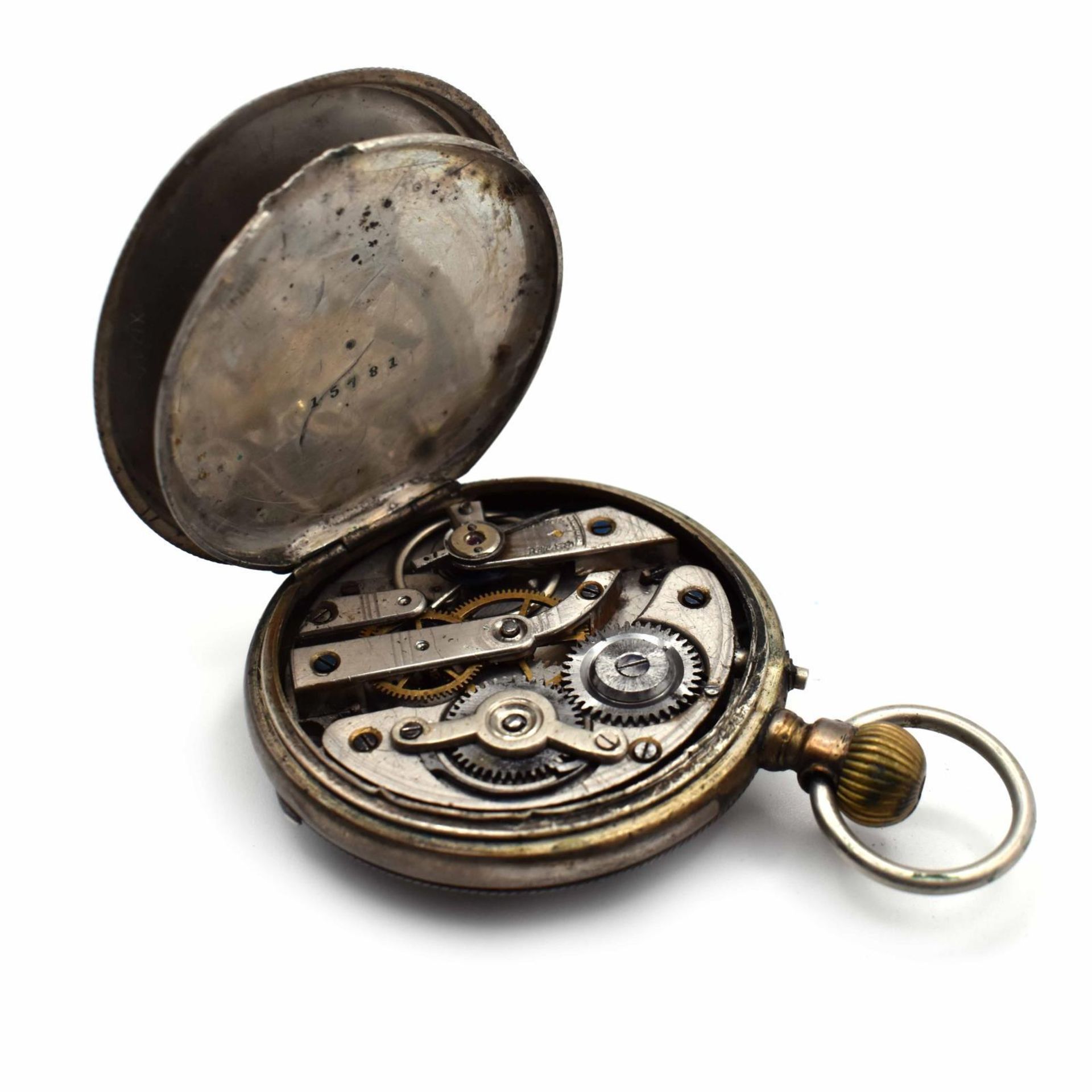 Konvolut Taschenuhren, 17tlg. Gehäuse Metall bzw. Silber. - Bild 25 aus 37