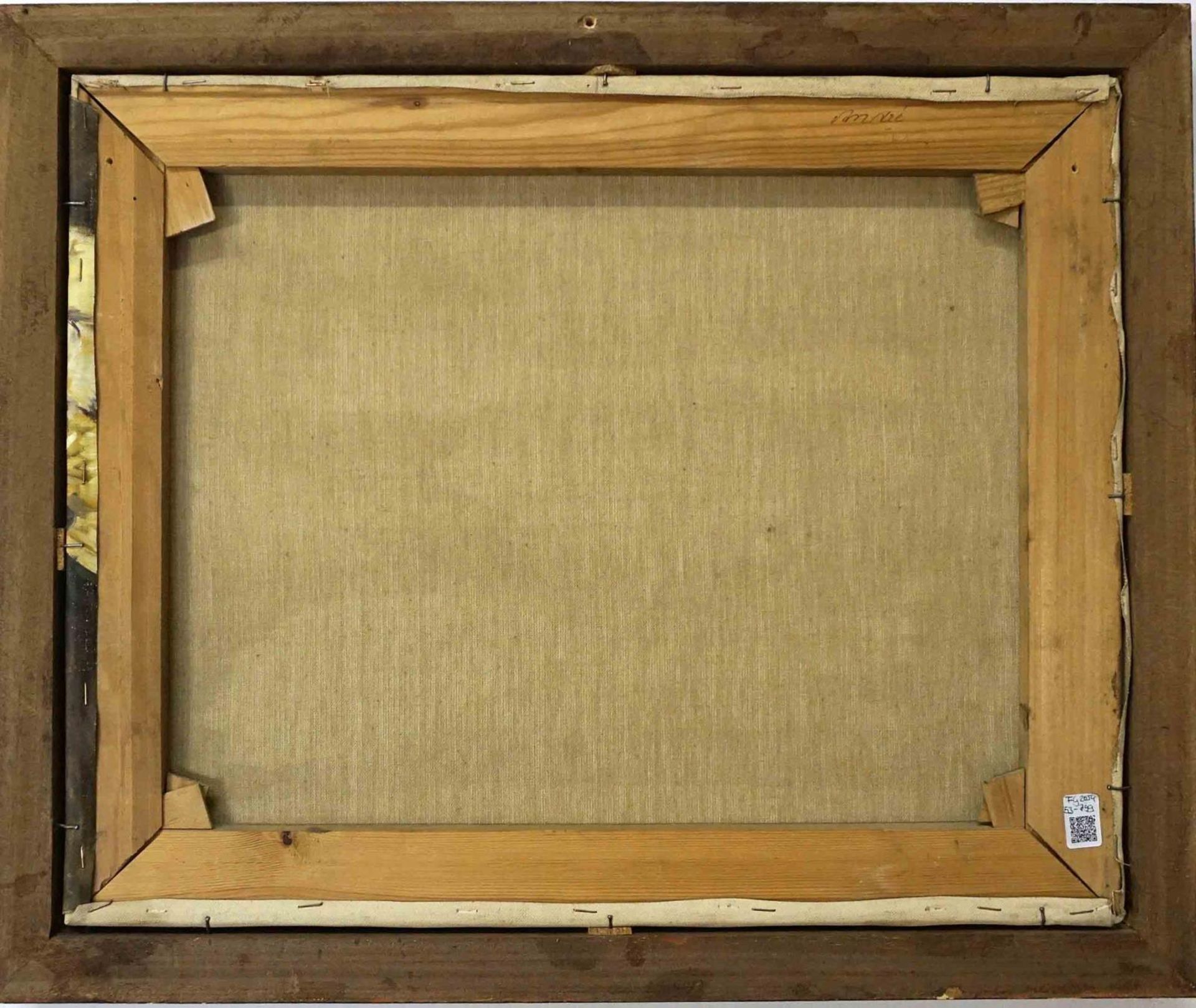 TIMNER, CARL. Schale mit Äpfeln. Öl/Leinwand. - Bild 3 aus 3