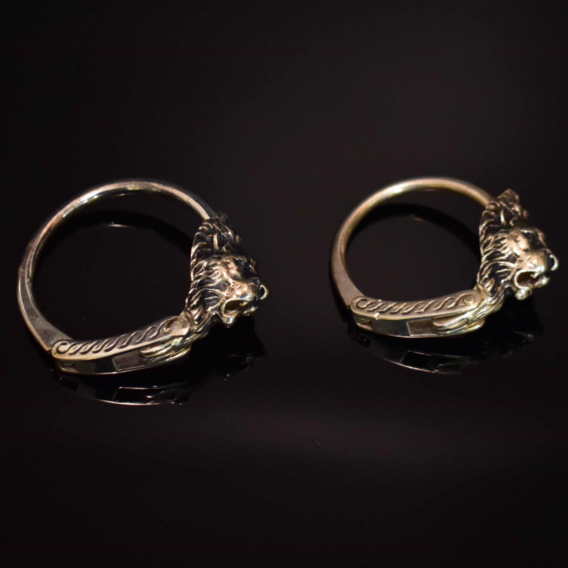 Großer und kleiner Schlüsselring. Silber. - Bild 2 aus 2