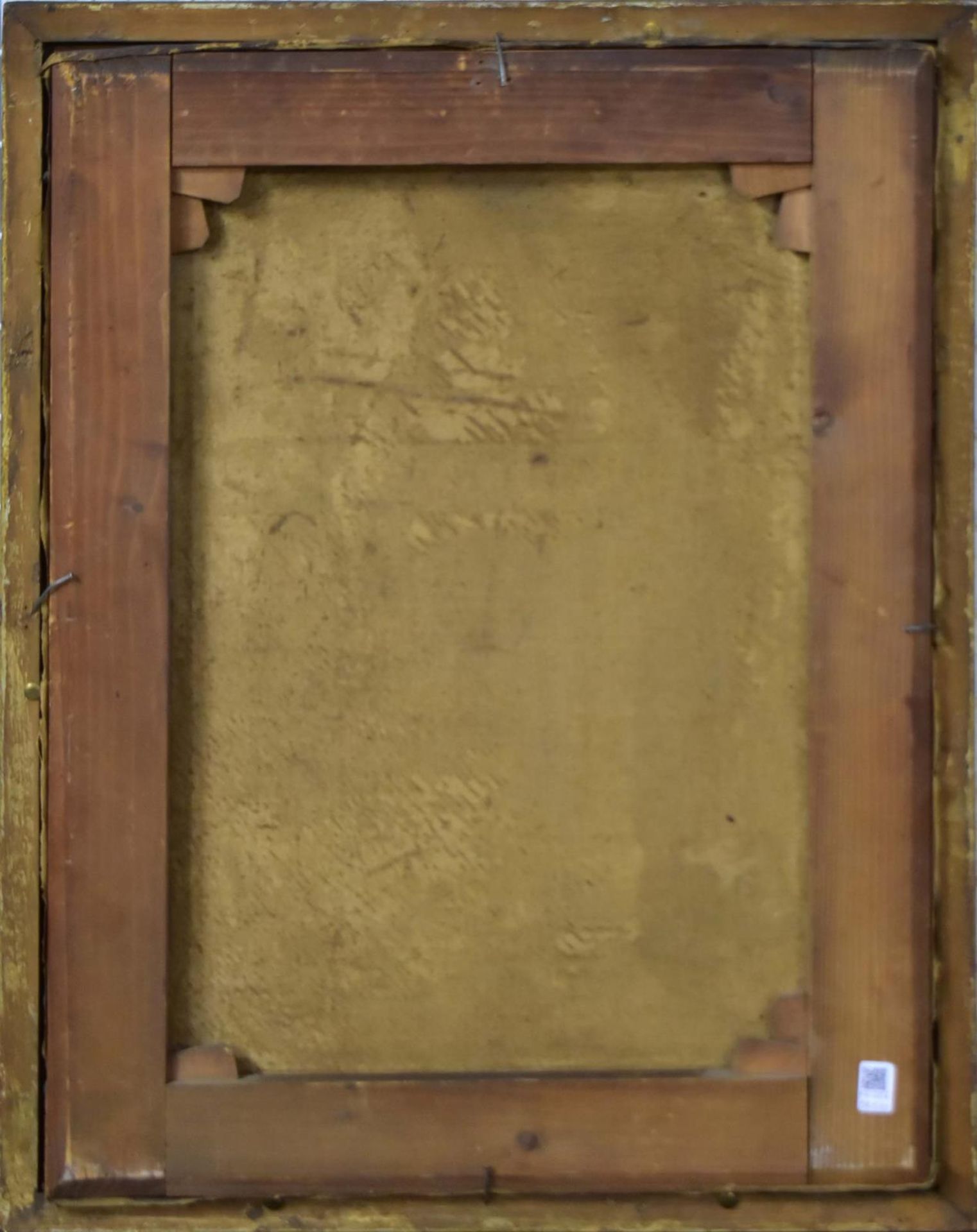 UNBEKANNT. Park mit Säulenhalle. Öl/Leinwand. - Bild 2 aus 2