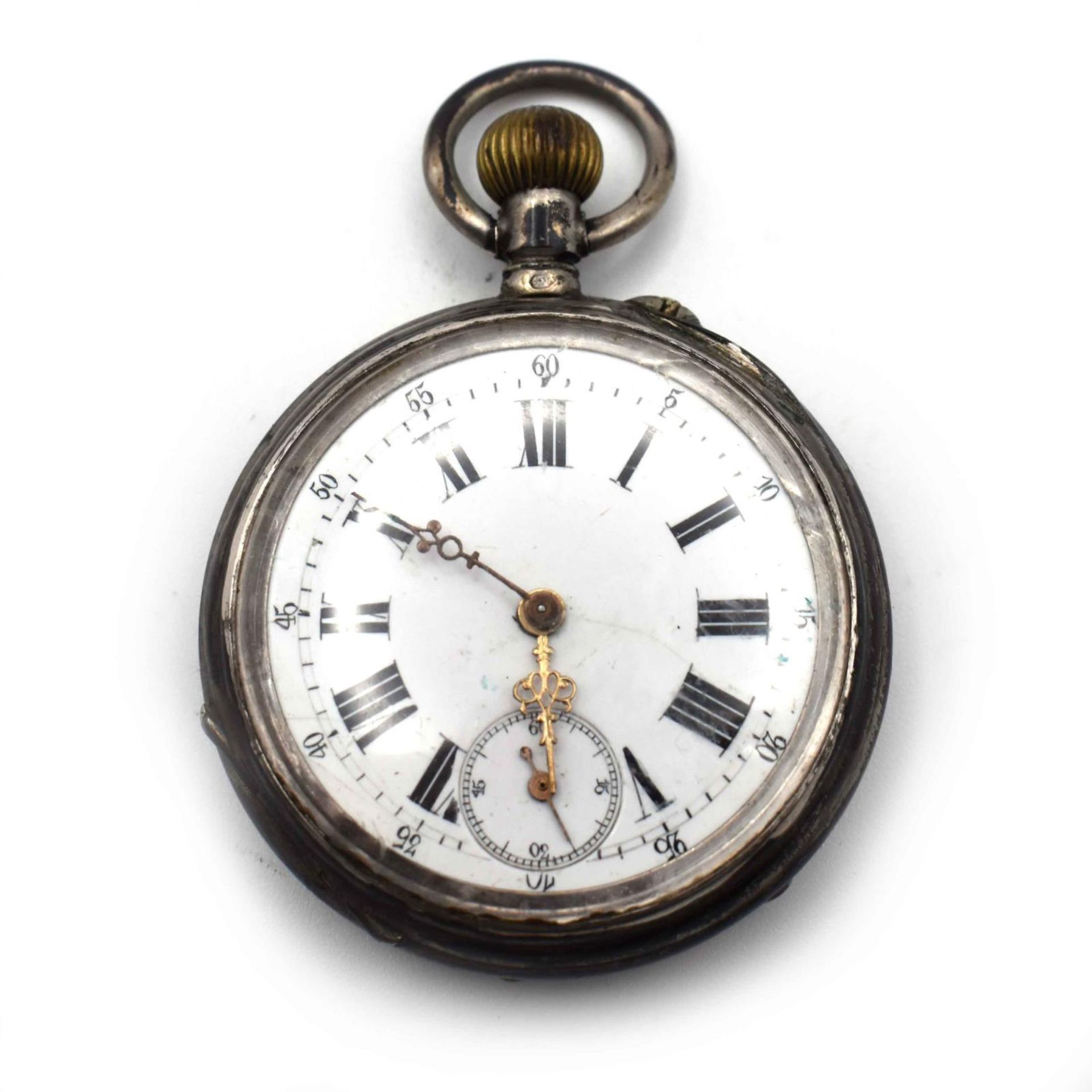 Konvolut Taschenuhren, 17tlg. Gehäuse Metall bzw. Silber. - Bild 14 aus 37