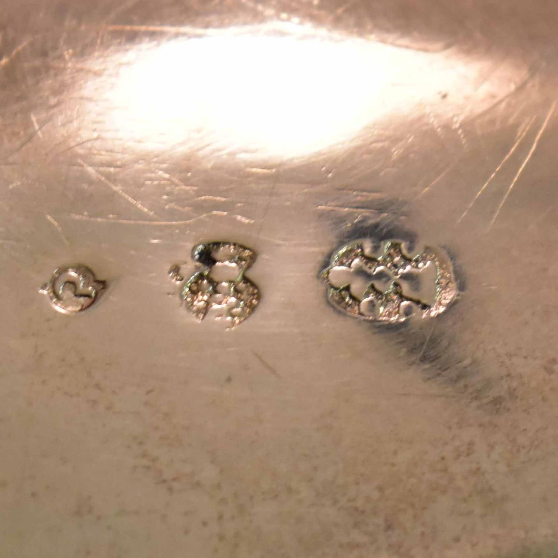 Zuckerschale. Wohl Hanau, J.D. Schleissner & Söhne | Silber. - Bild 3 aus 3