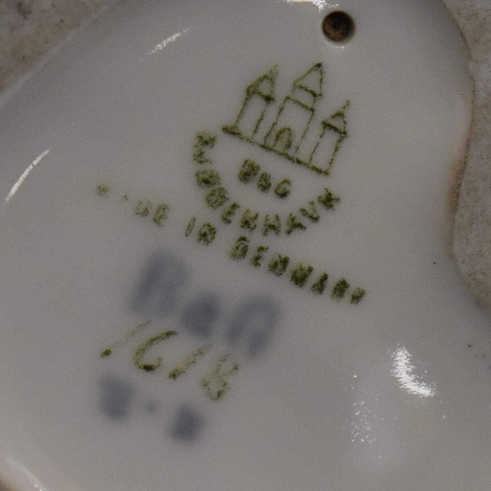 Junges Paar mit Mandoline. Bing & Grondahl, 1902-14 | Porzellan, Unterglasurstaffage. - Bild 4 aus 4