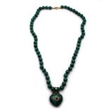 Kette. Montierung und Schließe Metall, vergoldet.