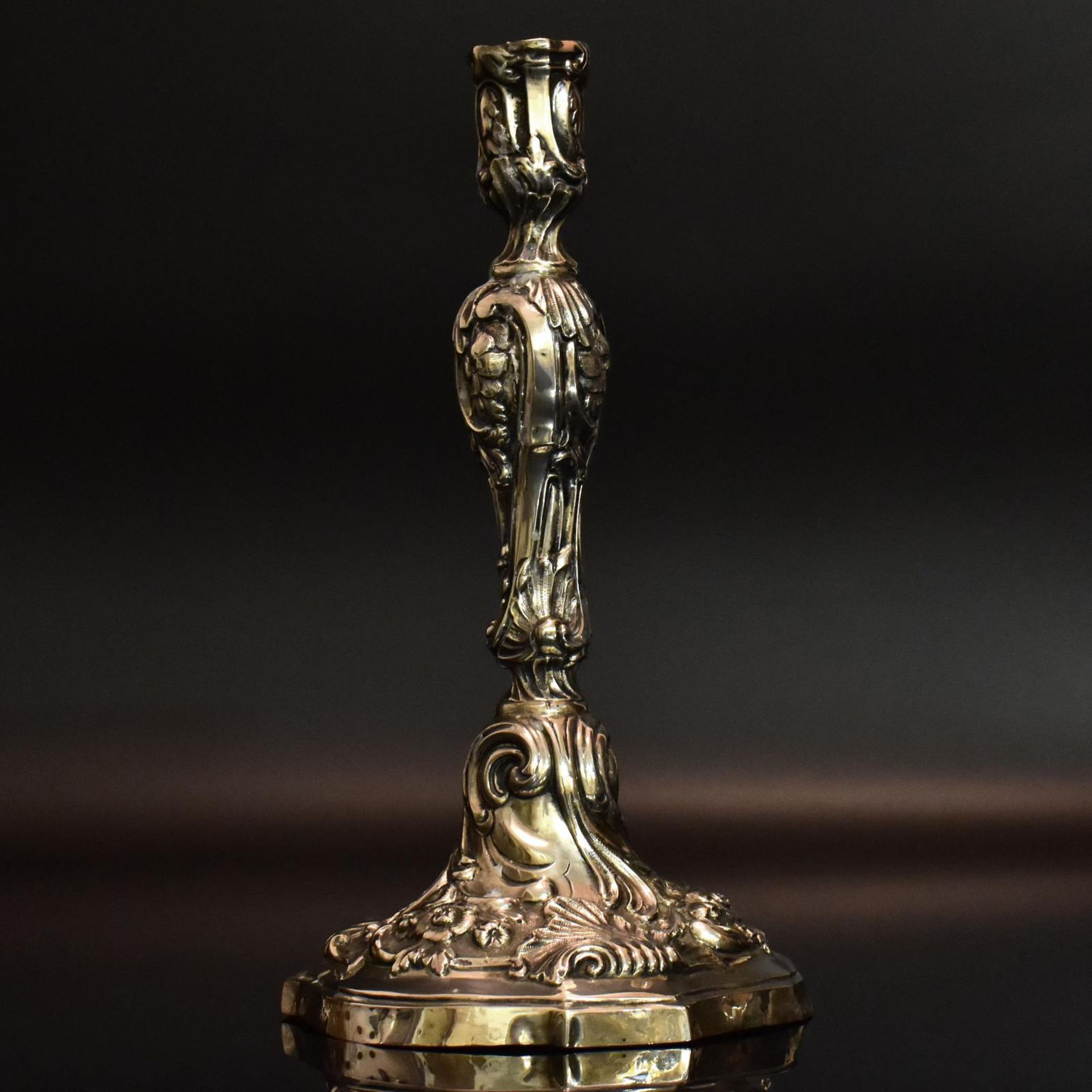 Kerzenleuchter. Berlin, 19. Jh. | Silber.
