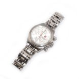 Armbanduhr mit Chronograph. Victorinox Swiss army | Gehäuse und Armband Stahl.