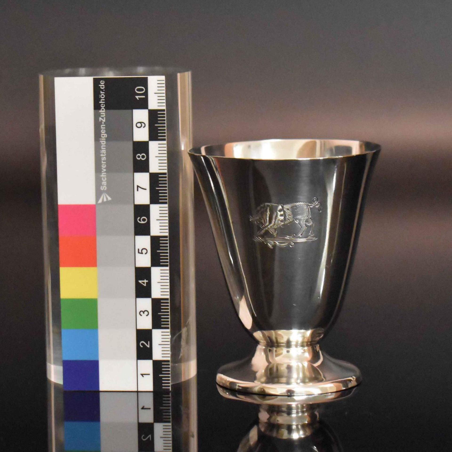 Zwei kleine Fußbecher. Massachussetts, 20. Jh., Frank Smith Silver Co. | Silber. - Bild 4 aus 4