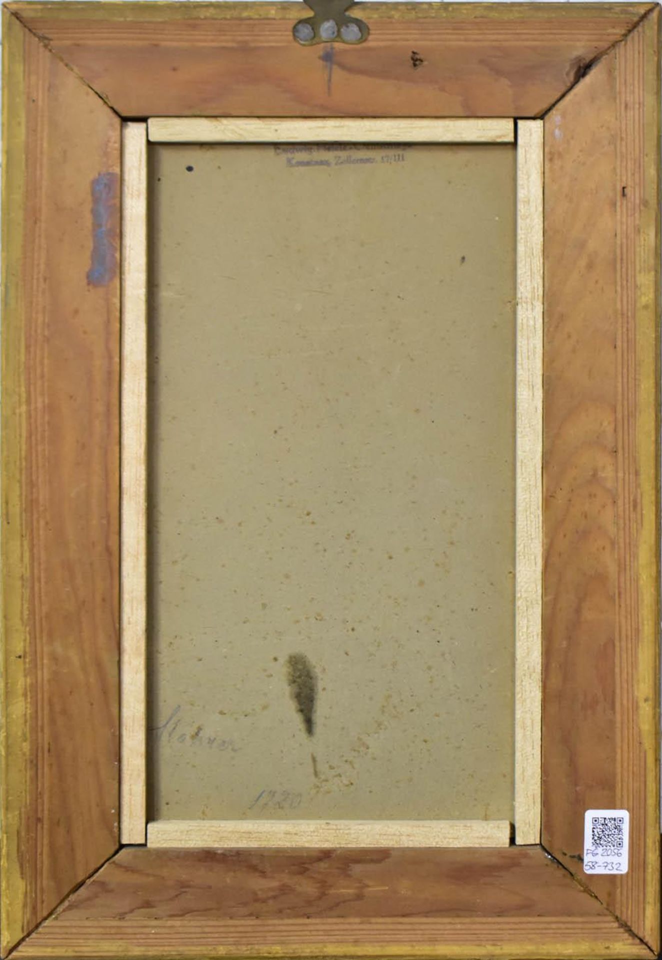 UNBEKANNT. Christus am Kreuz. Öl/Leinwand/Platte. - Bild 2 aus 2