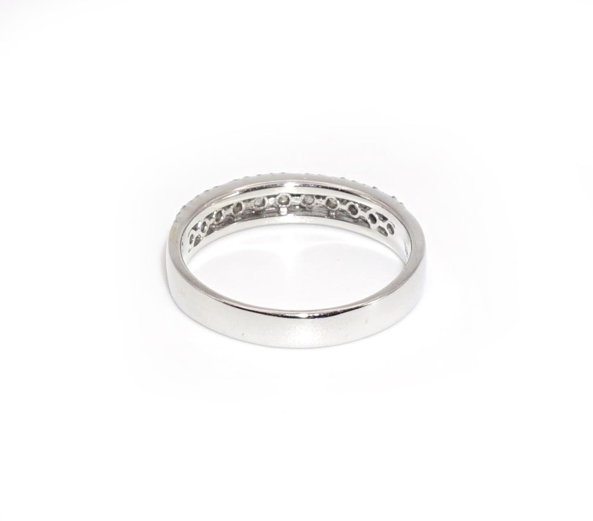 Ring. 14 K WG. - Bild 2 aus 2