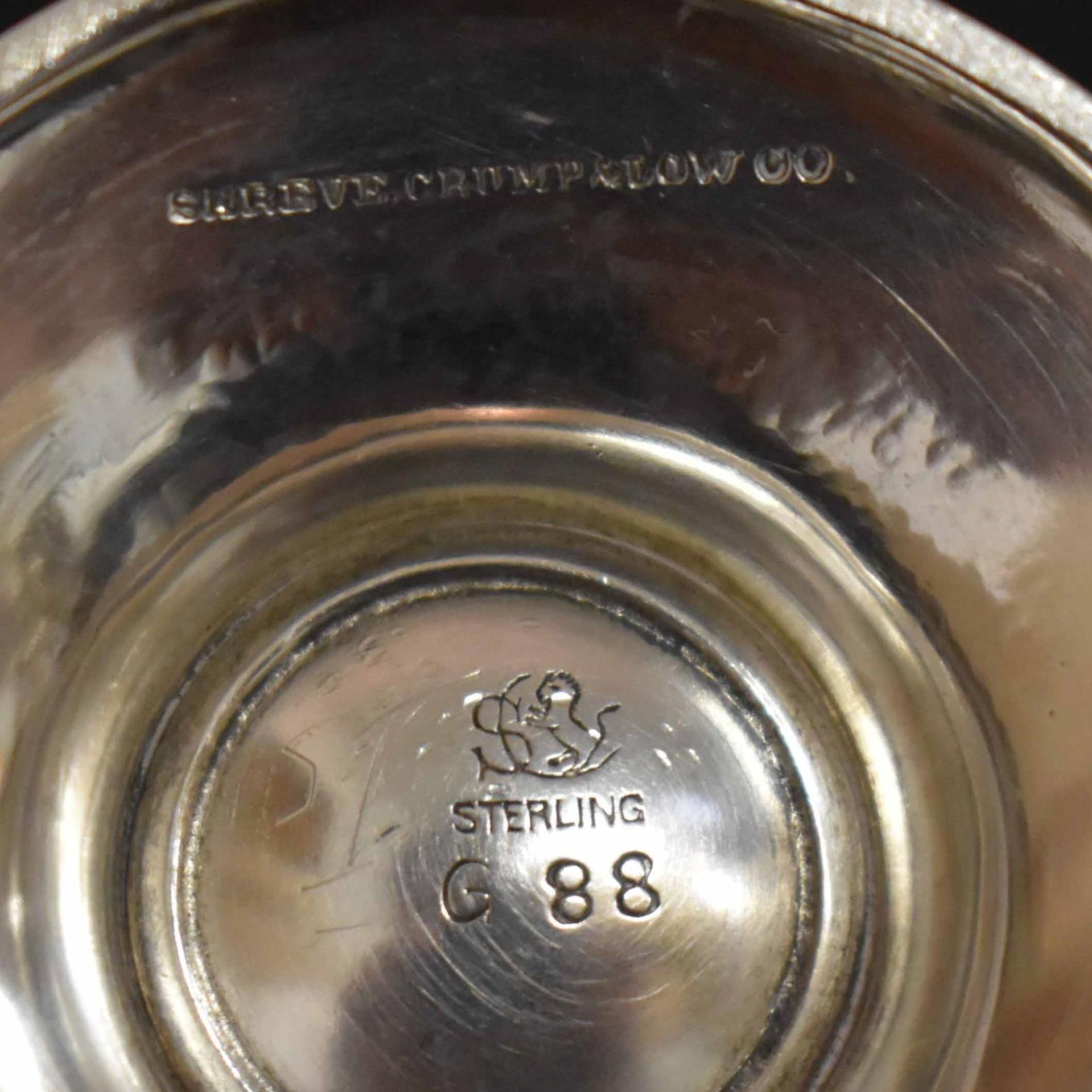 Zwei kleine Fußbecher. Massachussetts, 20. Jh., Frank Smith Silver Co. | Silber. - Bild 3 aus 4