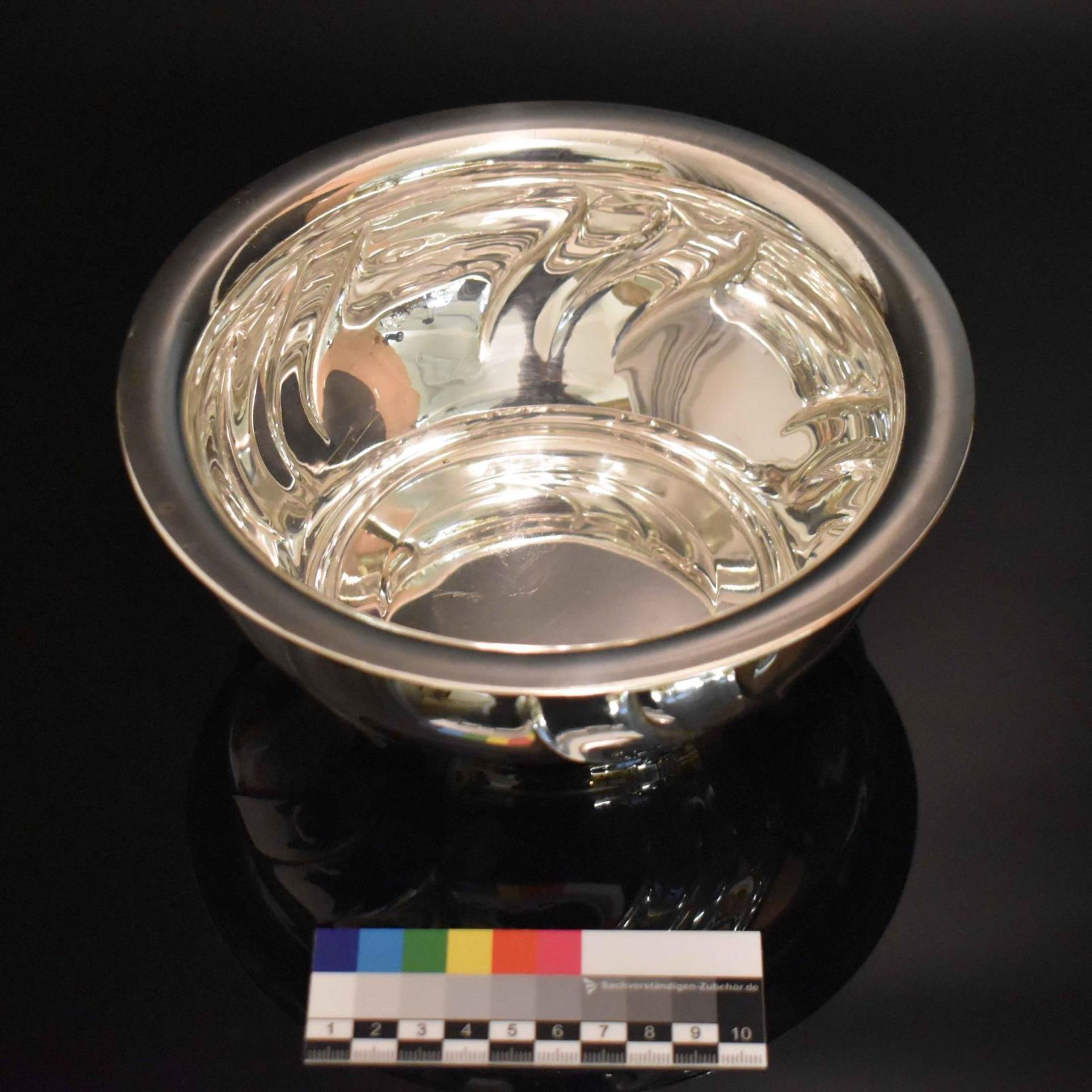 Schale. Schwäbisch Gmünd, 20. Jh., Gottlieb Kurz | Silber. - Bild 2 aus 3