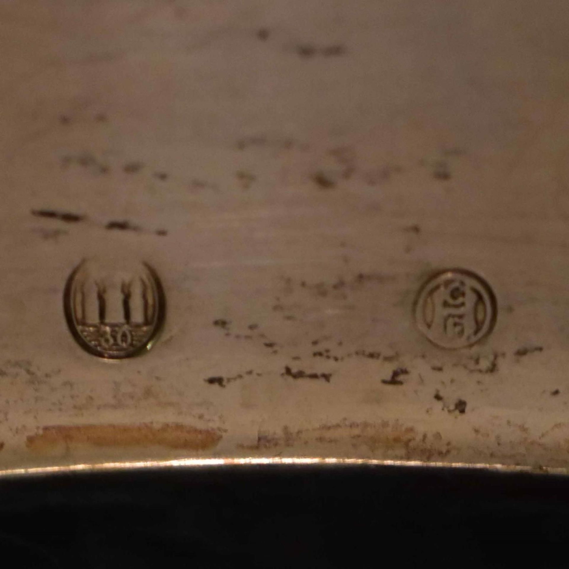 Teller. Kopenhagen, 1930, Christian F. Heise | Silber. - Bild 3 aus 4