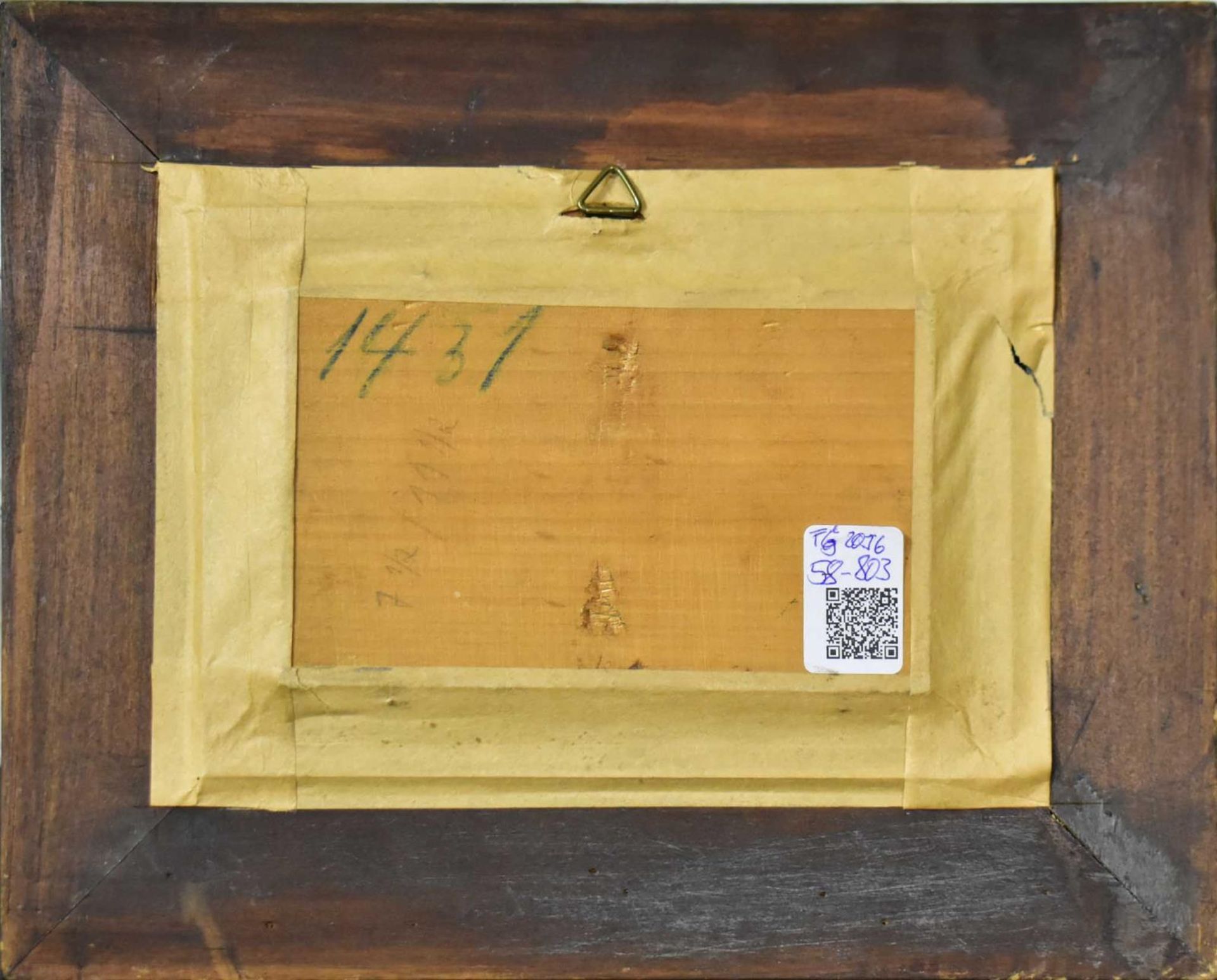 HÄNGER, MAX I. Hühner und Enten. Öl/Holz. - Bild 3 aus 3