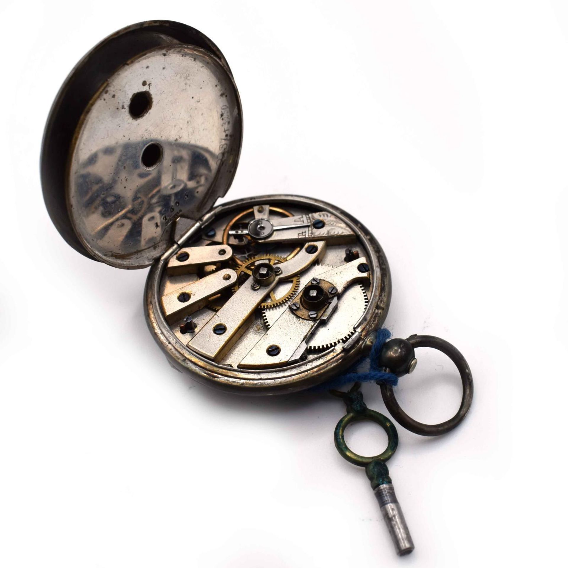 Konvolut Taschenuhren, 17tlg. Gehäuse Metall bzw. Silber. - Bild 11 aus 37