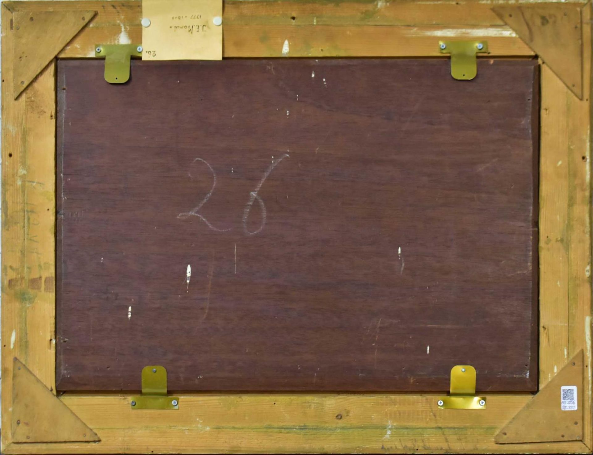 MOREL, JAN EVERT II. Sommerlandschaft mit Wanderern. Öl/Holz. - Bild 3 aus 3