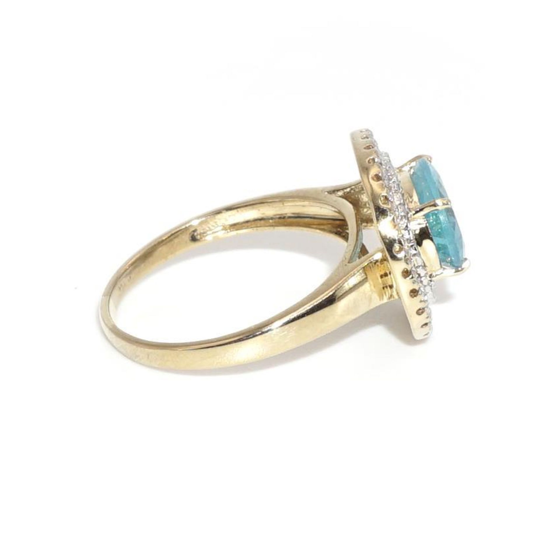 Ring. 10 K GG und WG. - Bild 2 aus 3