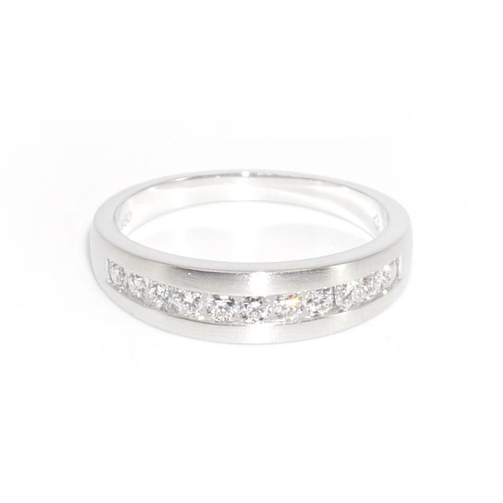 Ring. Platin, satiniert.