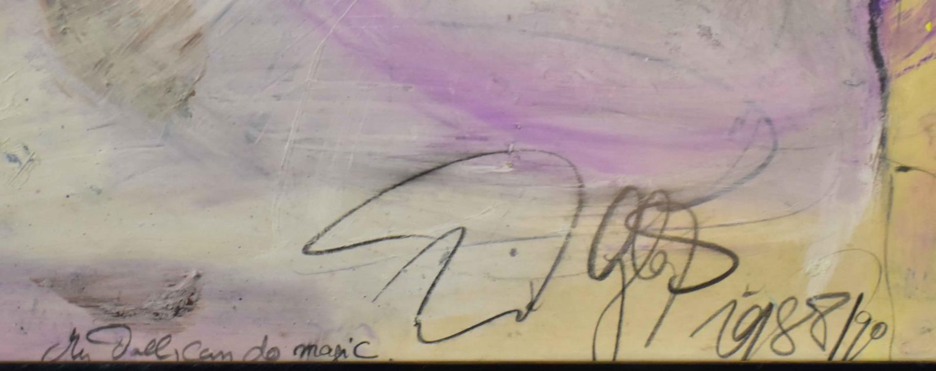 GLASS, WOLFGANG. "My doll can do magic"/ "Morning". Zwei Mischtechniken. - Bild 2 aus 4