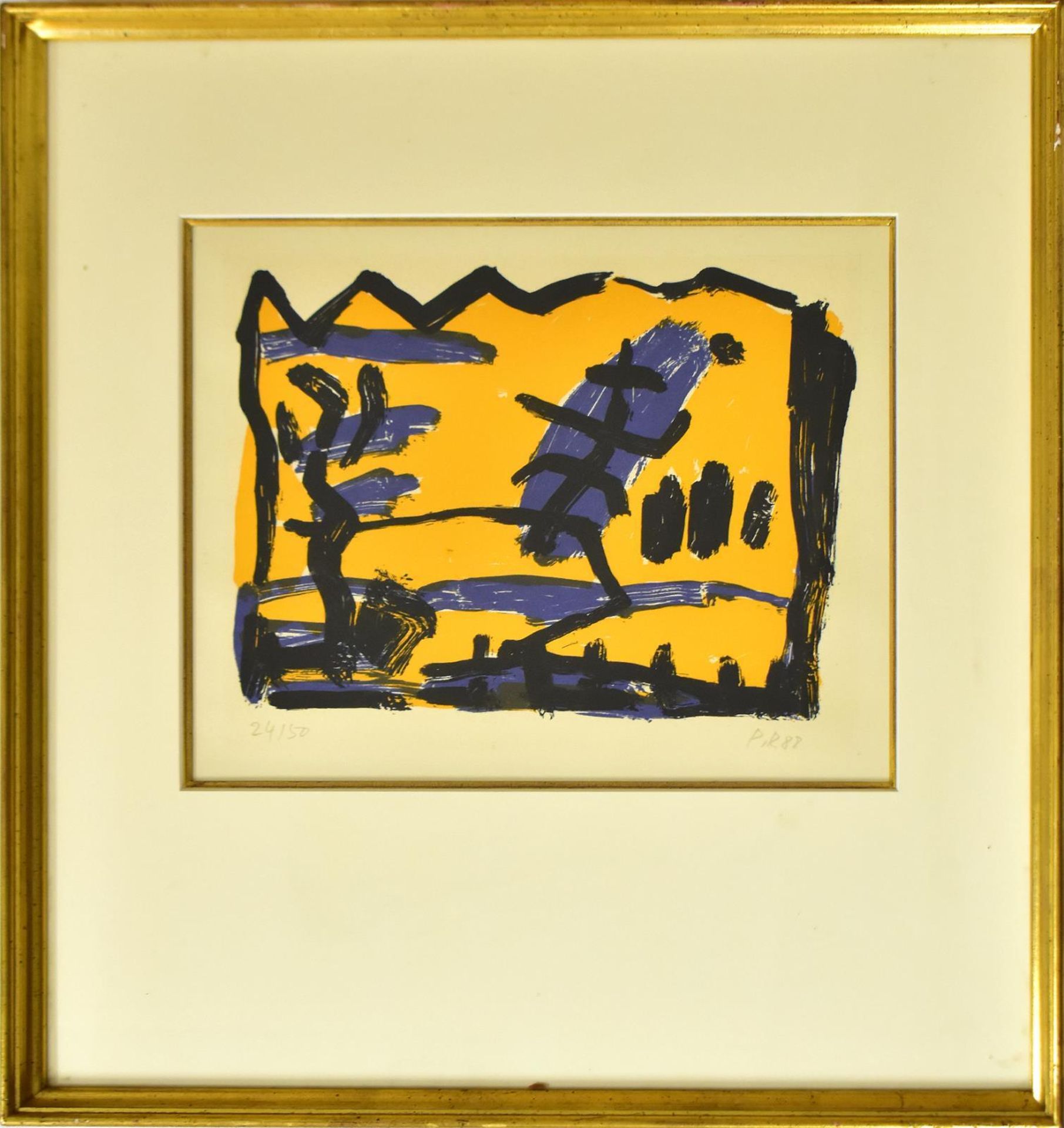 RENSCH, PETER (ZUGESCHRIEBEN). o. T. Farbholzschnitt.