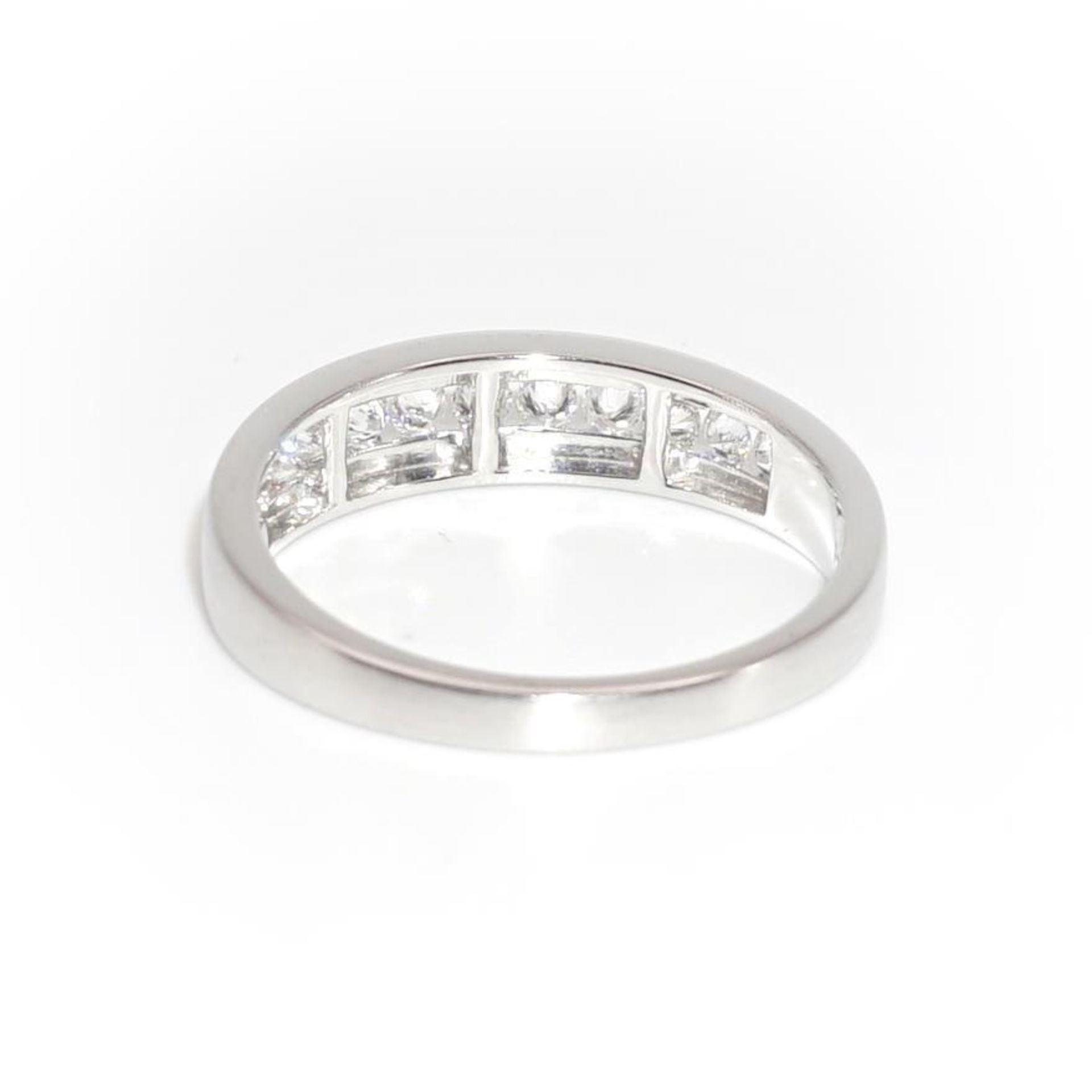 Ring. Platin, satiniert. - Bild 3 aus 3