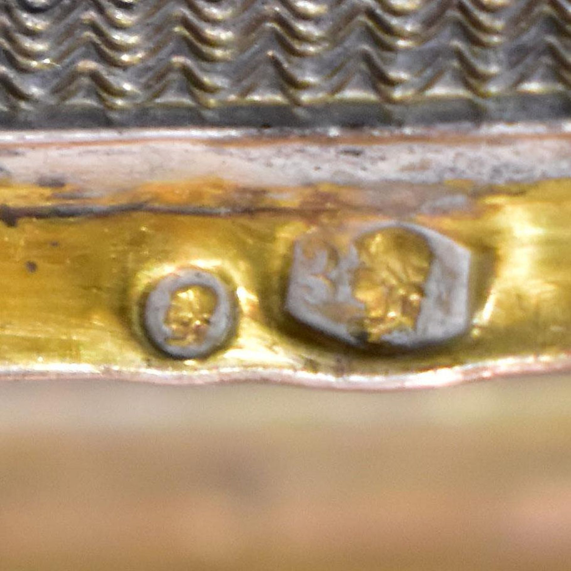 Tabatiere. Polen, 19. Jh. | Silber, innen vergoldet. - Bild 5 aus 5