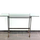 Anrichte. 20./21. Jh. | Stahl. Glas.