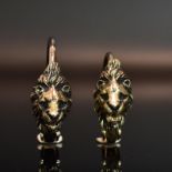 Großer und kleiner Schlüsselring. Silber.