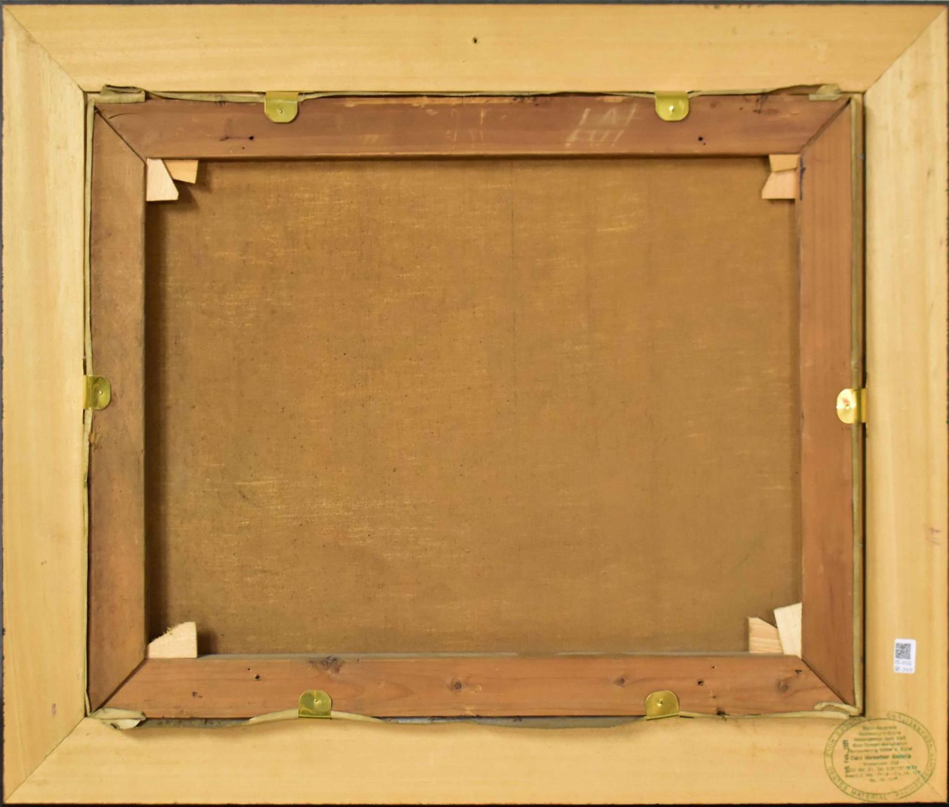 SCHULTZE, CARL. Bergsee. Öl/Leinwand. - Bild 3 aus 3