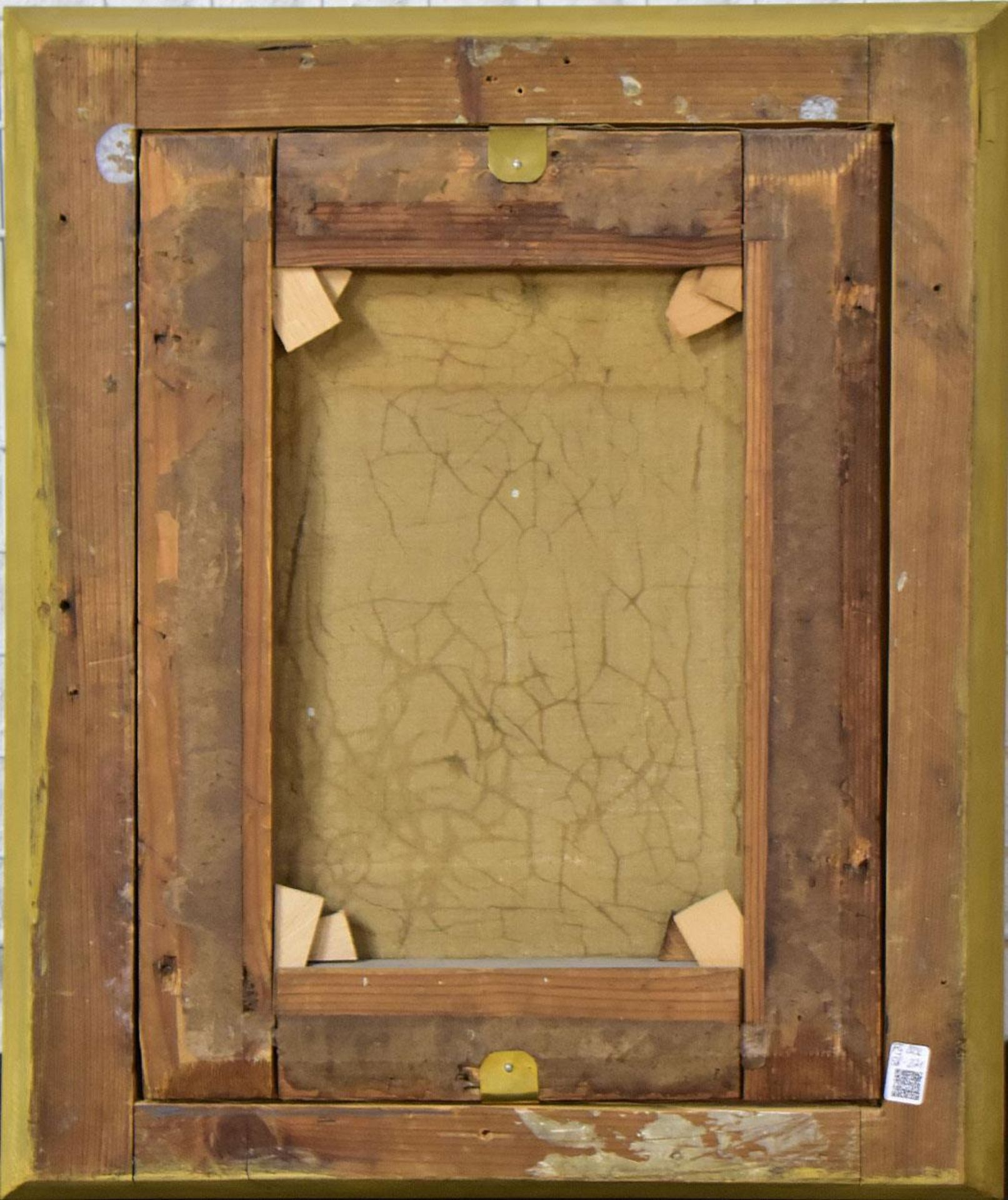 UNBEKANNT. Kinder in Ruinenlandschaft. Öl/Leinwand. - Bild 2 aus 2