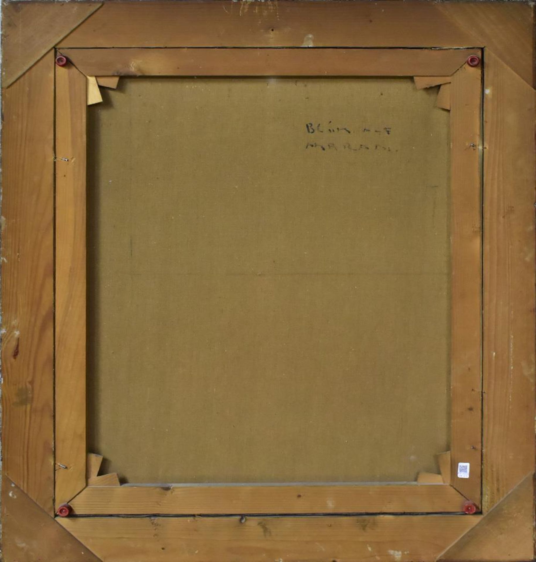 MAURUS, HANS. Blick auf Schloß Tirol bei Meran. Öl/Leinwand. - Bild 3 aus 3