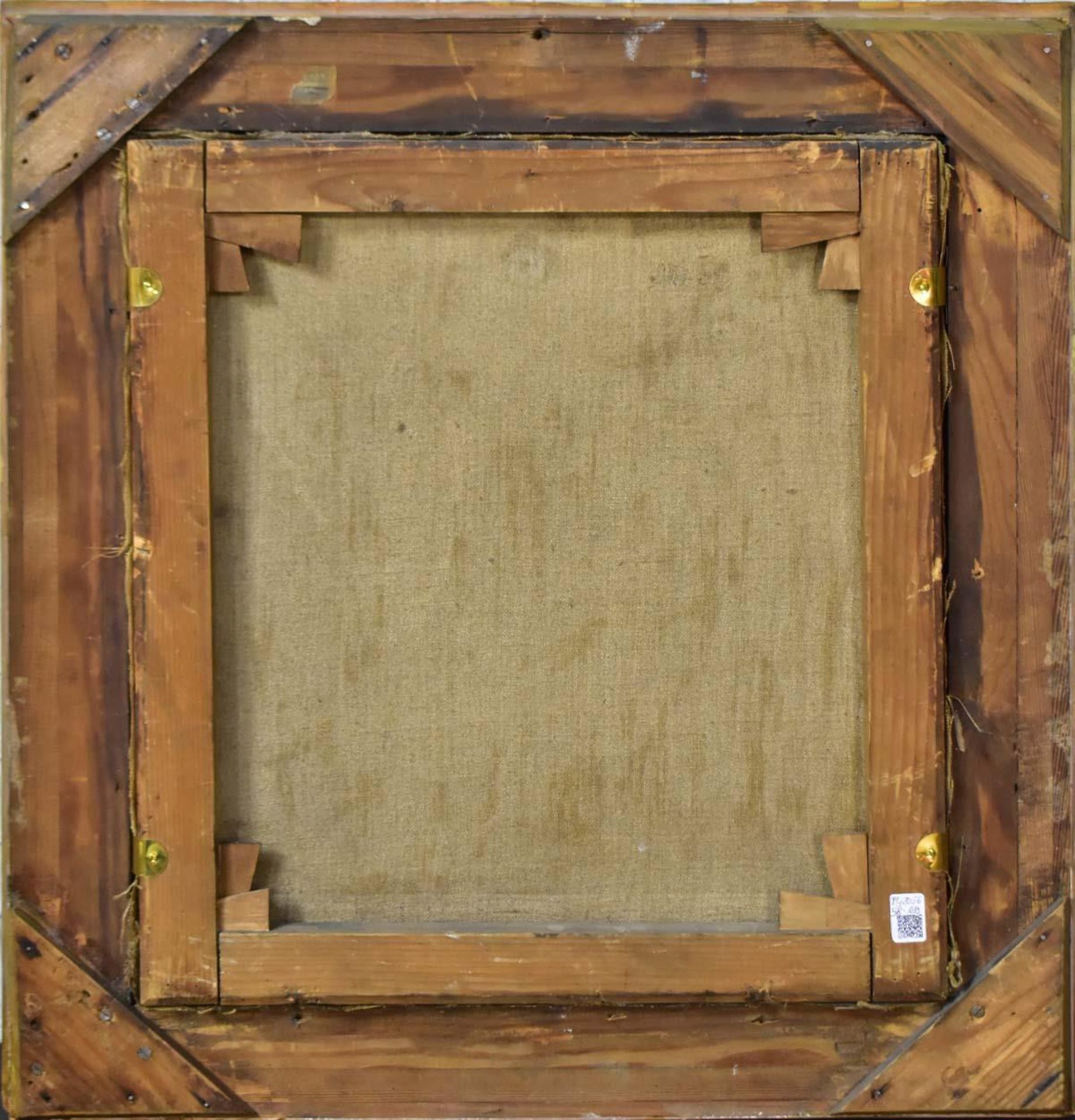 BAUMGARTNER. Der Liebesbrief. Öl/Leinwand. - Bild 2 aus 2