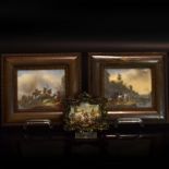 Drei Miniaturen. 19. Jh. | Aquarell- und Deckfarben.