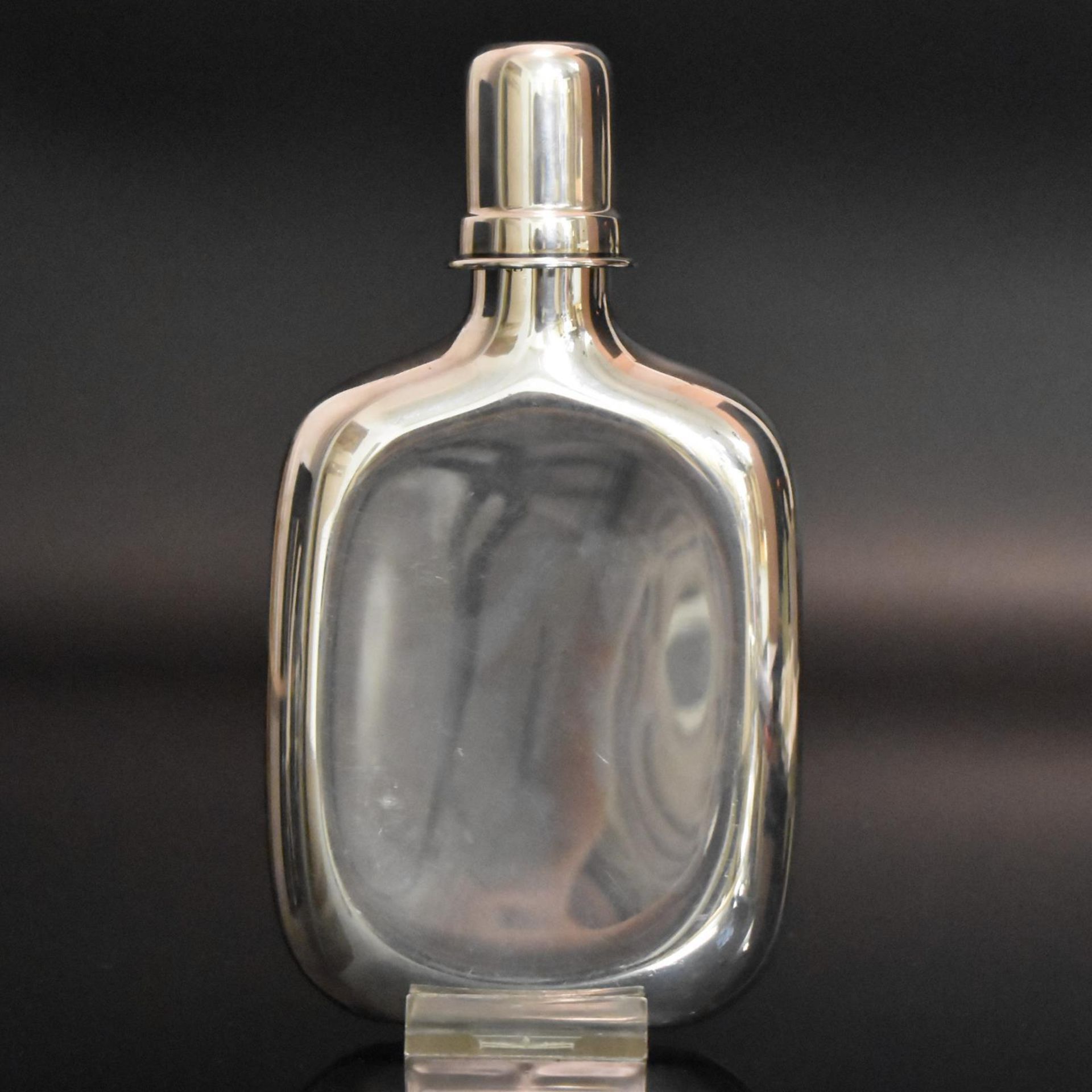 Flachmann. Schwäbisch Gmünd, 20. Jh., Arthur Möhrle | Silber.