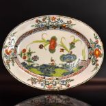 Ovale Platte. Delft, 17./18. Jh. | Fayence.